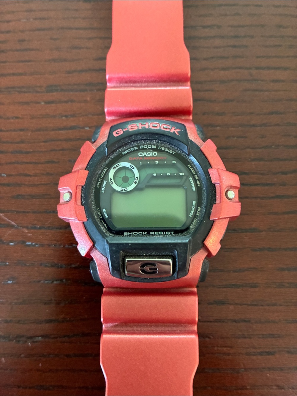 Vintage Red Casio Digital G-Shock Watch.  Please read details! - Picture 2 of 4